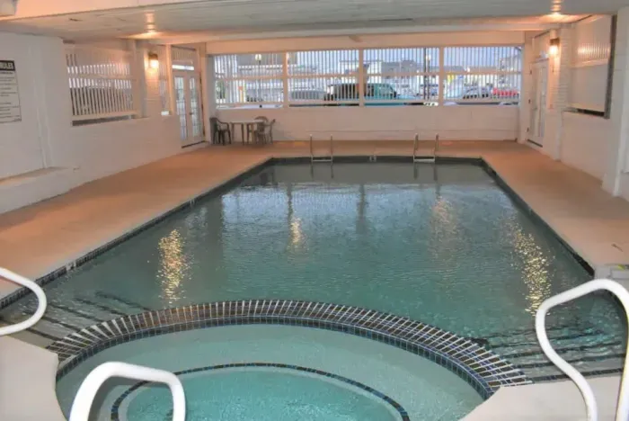 Common indoor pool for all guests to enjoy during the summer months