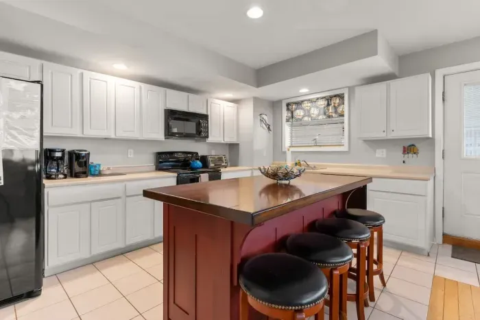 Open concept kitchen