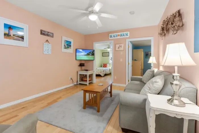 Living room with Smart TV