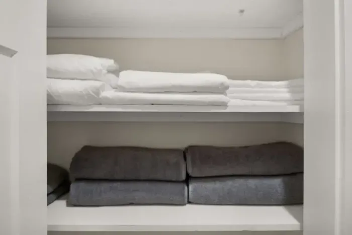 Fresh towels ready for your use during your stay