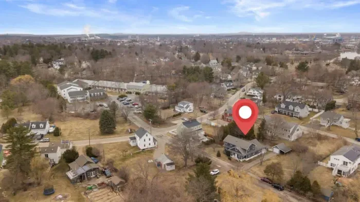 From high above, a stunning view of our charming home