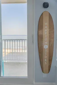 The balcony door! Step out to your own private spot!