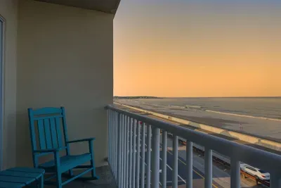 Golden hour at Hampton Tides - don't miss the awesome sunrises too!