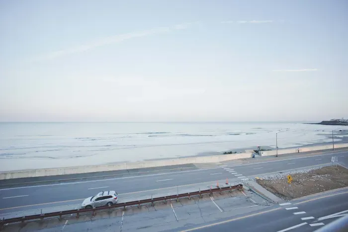 Views from the private balcony!