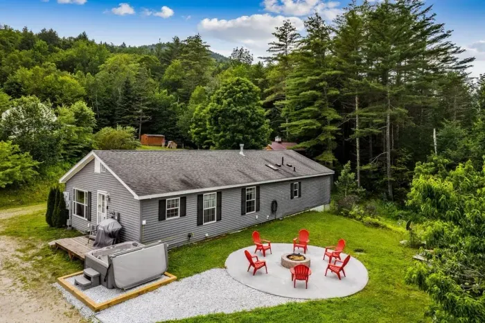 Plenty of space to grill, host a fire and enjoy the Blueberry Hill Escape