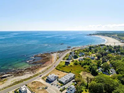 Aerial View - Steps to ocean and a short walk to Wallis Sands Beach