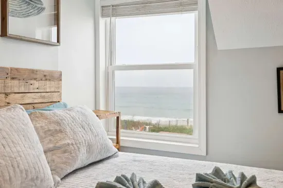 Ocean view in the second bedroom