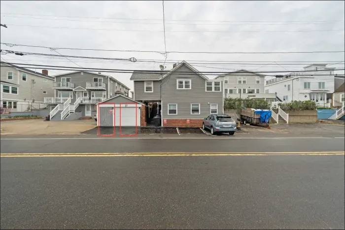 Off street parking area. This unit has two designated parking spots.