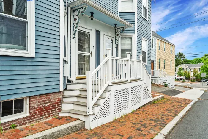Street view of the town home