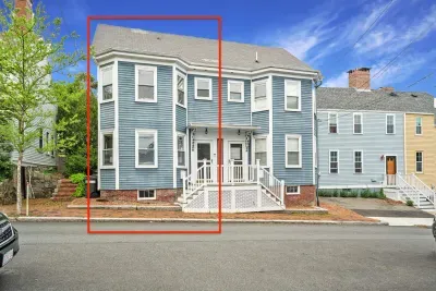 Street view of the town home