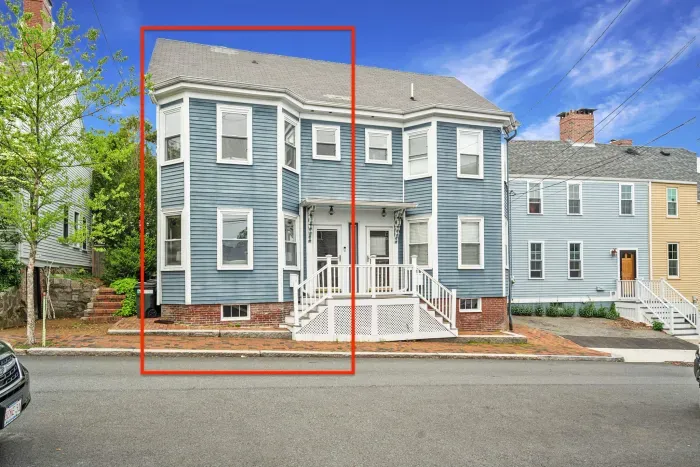 Street view of the town home