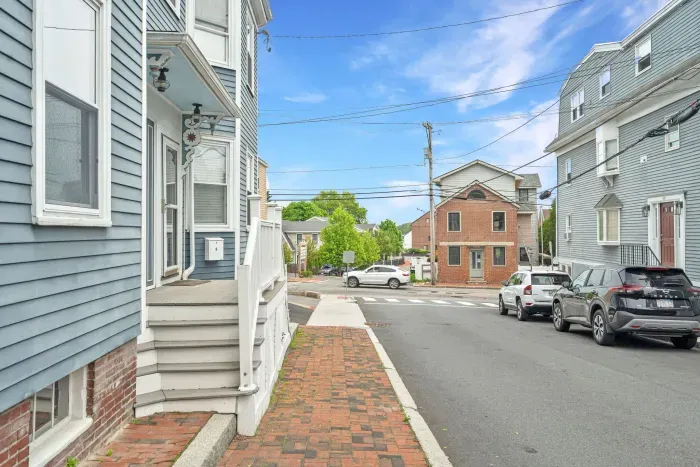 Street view of the town home
