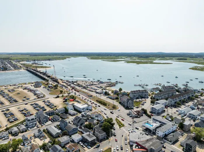 Aerial views of Hampton and the home!