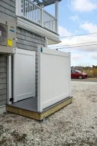 The outdoor shower! To be completed by summer 2025!