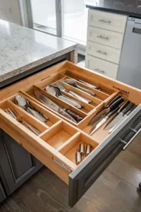 Fully equipped kitchen with all the necessities! Including silverware, grill utensils, plates, cups and more.