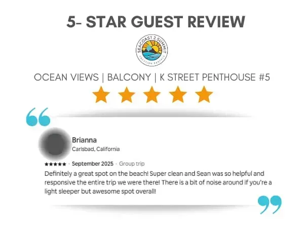 5 Star Review from a Recent Guest
