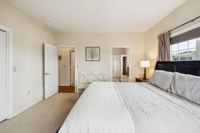 Master bedroom with king bed