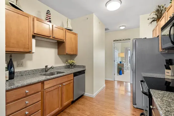 Fully equipped kitchen perfect for cooking and enjoying home-cooked meals.