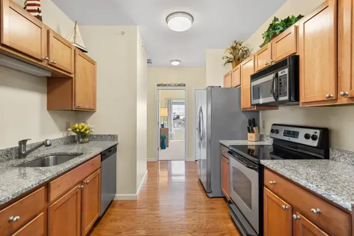 Fully equipped kitchen perfect for cooking and enjoying home-cooked meals.