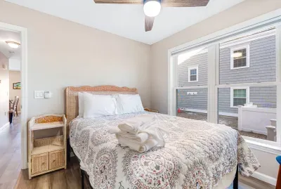 Bedroom 2 with a queen bed. Clean linens provided.