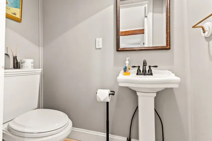 1st floor half bathroom