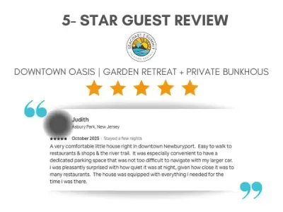 5 Star Review from a Recent Guest