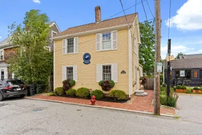 Street view of the front of the house.