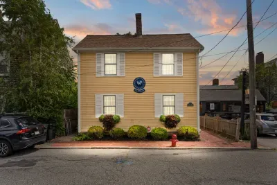 Street view of the front of the house.