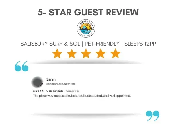 5 Star Review from a Guest