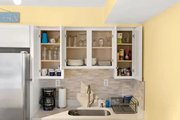 cupboard for glasswares & cooking spices