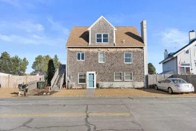 Front view of rental, with 2 off-street parking spots