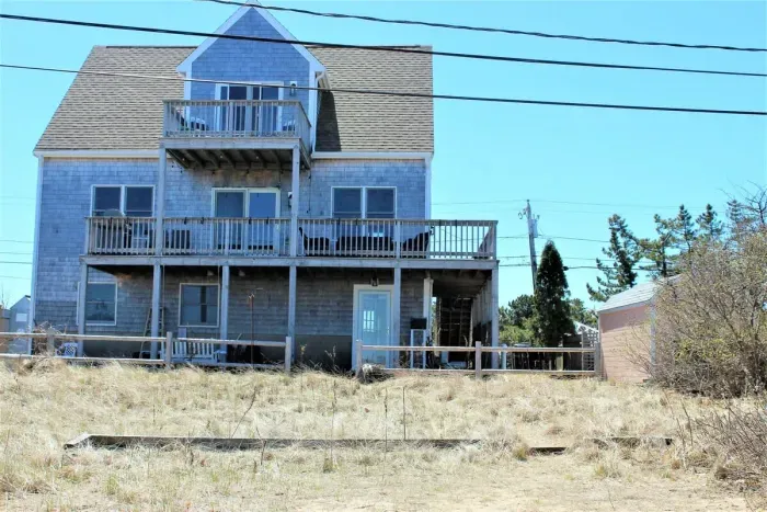 The back entrance to the unit. This rental is on the first floor of the property in which the hospitable and welcoming owners live in the upstairs unit. The outdoor space is open for all guests to use.