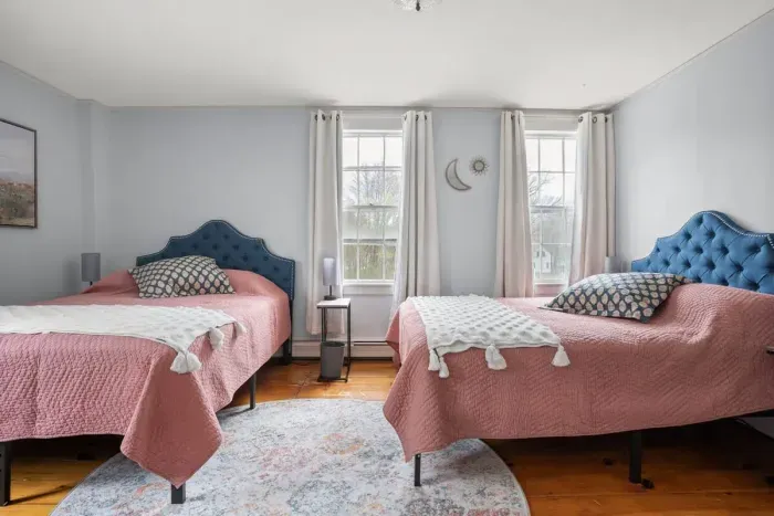 Bedroom #1 with 2 queen beds