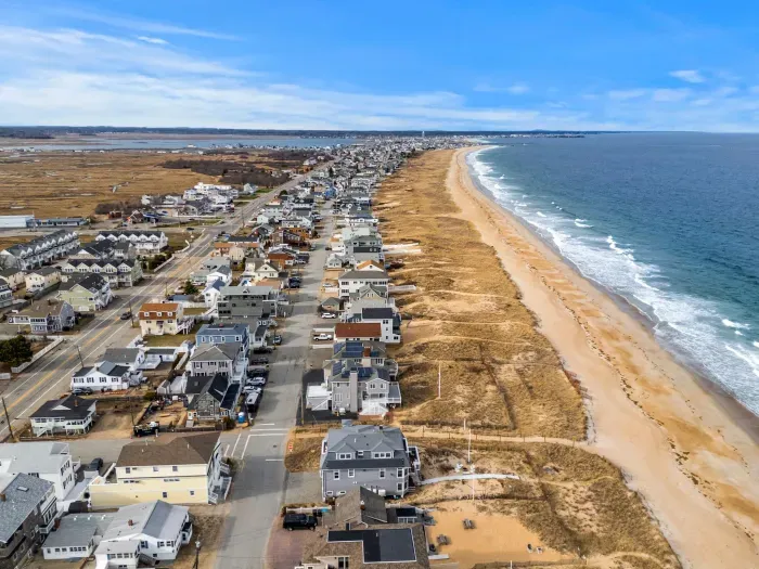 You can see the property to the left of the screen, just steps to the sandy shores of Salisbury Beach!!
