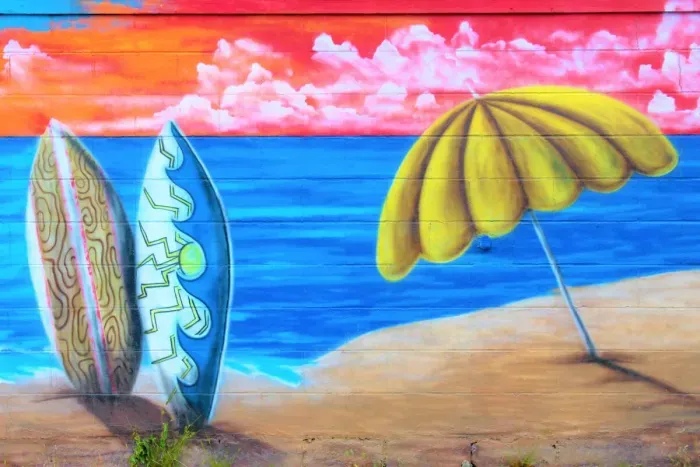 Beautiful Salisbury Beach mural