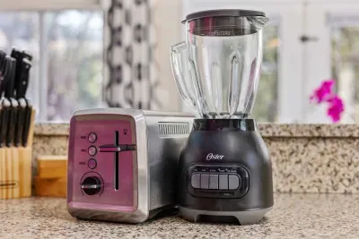 toaster and blender.
