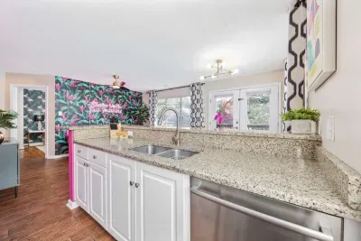 Fully stocked kitchen