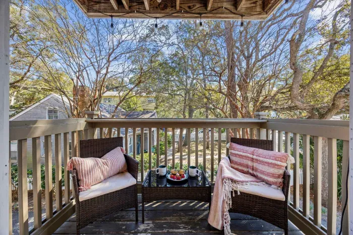 Private Patio off the dining area