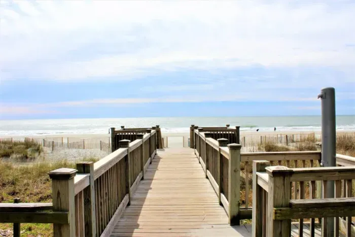 Public Beach access 1/2 block from condo