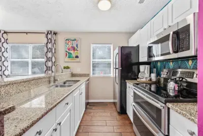 Fully stocked kitchen