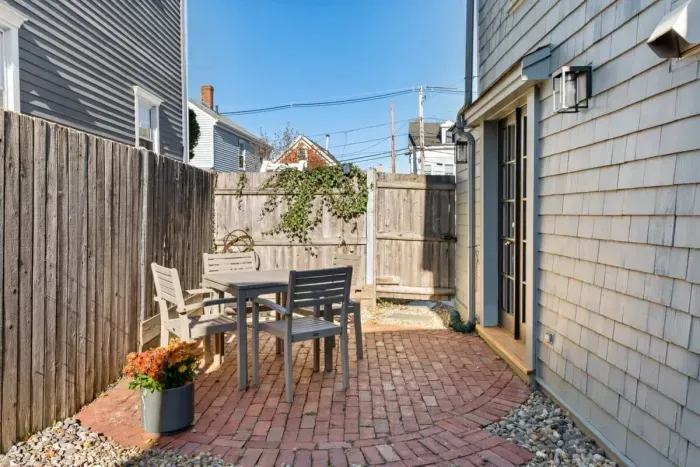 Private and quaint back patio.