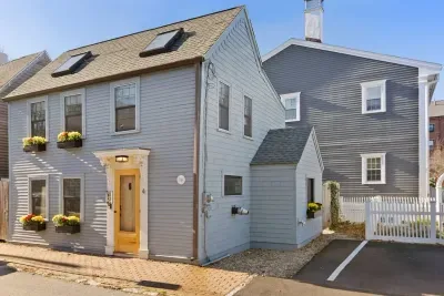 Front entrance. You have 1 off-street parking spots to the right of the property.