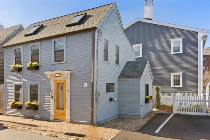 Front entrance. You have 1 off-street parking spots to the right of the property.