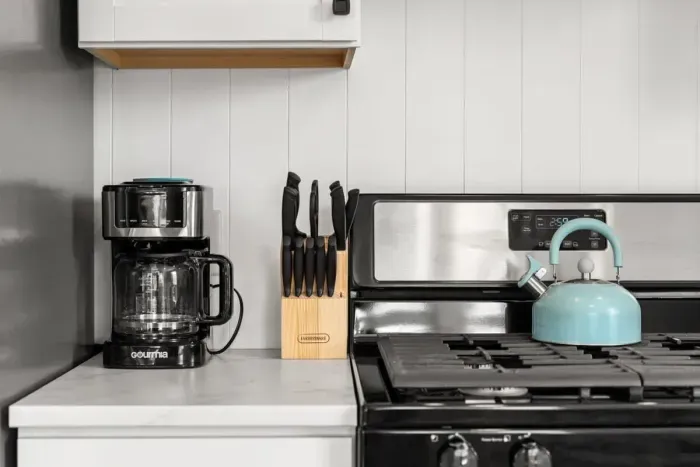 Top unit: renovated kitchen, fully stocked with cookware and, all new appliances