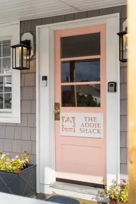 Entering the bottom unit, called "The Addie Shack"