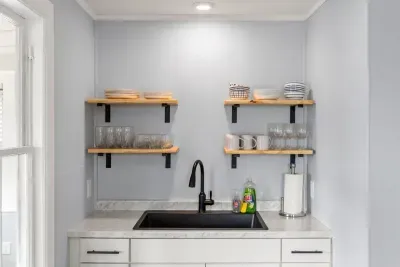 Top unit: renovated kitchen, fully stocked with cookware and, all new appliances