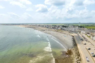 Enjoy the expansive Hampton Beach.