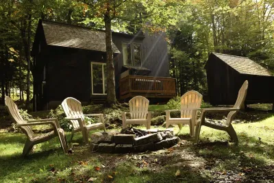 Firepit on the backyard