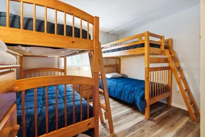 2 twin over twin bunk beds in 2nd floor bedroom # 2