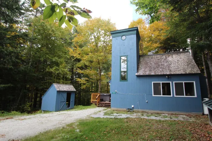 The Tower House with some fabulous foliage!
